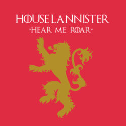 House Lannister - Heavyweight blend youth hooded sweatshirt Design