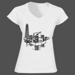 Softstyle™ women's v-neck t-shirt Thumbnail