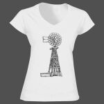 Softstyle™ women's v-neck t-shirt Thumbnail