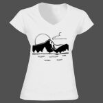 Softstyle™ women's v-neck t-shirt Thumbnail