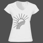 Softstyle™ women's v-neck t-shirt Thumbnail