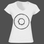 Softstyle™ women's v-neck t-shirt Thumbnail