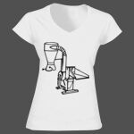 Softstyle™ women's v-neck t-shirt Thumbnail