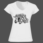 Softstyle™ women's v-neck t-shirt Thumbnail