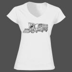 Softstyle™ women's v-neck t-shirt Thumbnail