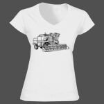 Softstyle™ women's v-neck t-shirt Thumbnail