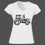 Softstyle™ women's v-neck t-shirt Thumbnail