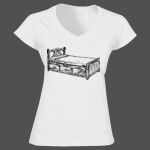 Softstyle™ women's v-neck t-shirt Thumbnail