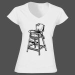 Softstyle™ women's v-neck t-shirt Thumbnail