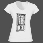 Softstyle™ women's v-neck t-shirt Thumbnail