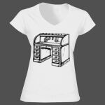 Softstyle™ women's v-neck t-shirt Thumbnail