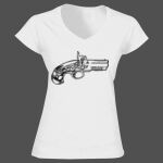 Softstyle™ women's v-neck t-shirt Thumbnail