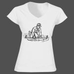 Softstyle™ women's v-neck t-shirt Thumbnail