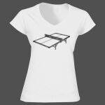 Softstyle™ women's v-neck t-shirt Thumbnail