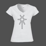 Softstyle™ women's v-neck t-shirt Thumbnail