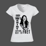 Softstyle™ women's v-neck t-shirt Thumbnail