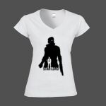 Softstyle™ women's v-neck t-shirt Thumbnail