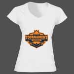 Softstyle™ women's v-neck t-shirt Thumbnail