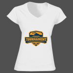 Softstyle™ women's v-neck t-shirt Thumbnail