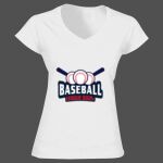 Softstyle™ women's v-neck t-shirt Thumbnail